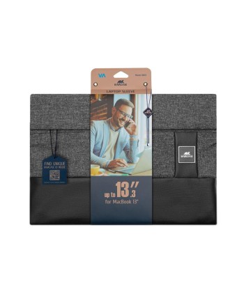RIVACASE 8803 Black Melange 13.3" Ultrabook Sleeve