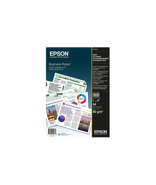 Epson Business Paper - A4, 80gsm, 500 Sheets - Premium Quality for Professional Prints Epson Business Paper - A4, 80gsm, 500 Sheets - Premium Quality for Professional Prints