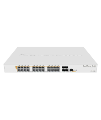 Switch MIKROTIK Type L3 Rack 24x10Base-T / 100Base-TX / 1000Base-T 4xSFP+ 1xRJ45 CRS328-24P-4S+RM