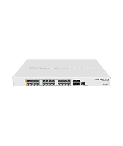 MikroTik CRS328-24P-4S+RM Gigabit Ethernet POE/POE+ router/switch PoE/Poe+ ports quantity 24, Power supply type Single, Rackmoun