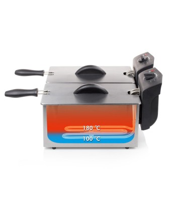 Tristar, FR-6937, Double Fryer, Power 2 x 1800 W, Capacity 6 L