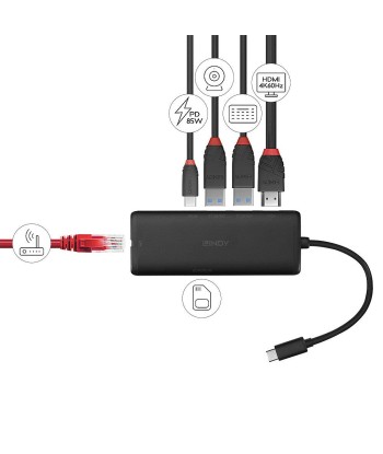 Lindy USB-C Mini Docking Station - Connect & Conquer!