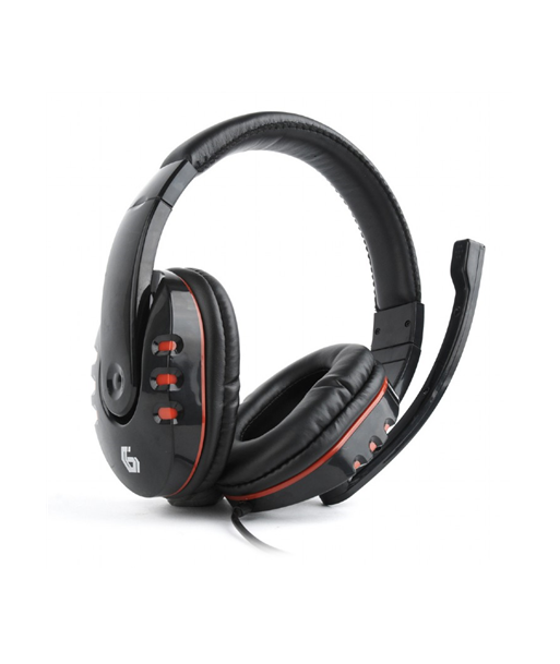 Gembird Glossy Black, Gaming headset with volume control, Built-in microphone, 3.5 mm Gembird Glossy Black, Gaming headset with volume control, Built-in microphone, 3.5 mm