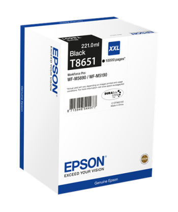 Epson C13T865140 Ink cartridge, Black