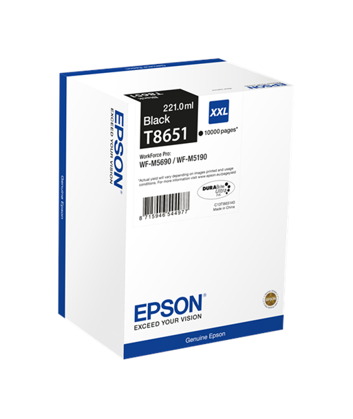 Epson C13T865140 Ink cartridge, Black