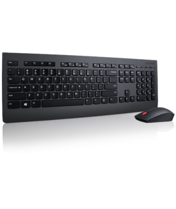 Lenovo Professional Wireless Keyboard and Mouse Combo - US English with Euro symbol Black