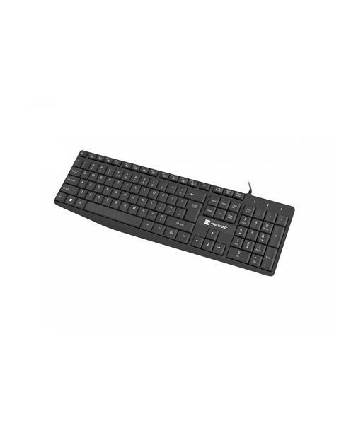 Natec   Keyboard   Nautilus NKL-1950   Keyboard   Wired   US   Black   USB Type-A   390 g