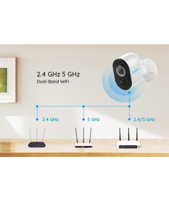 Reolink Smart Wire-Free Camera with Motion Spotlight Argus Series B330 Bullet 5 MP Fixed IP65 H.265 Micro SD