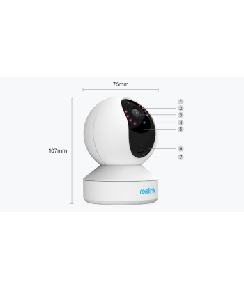 Reolink E330 4MP PTZ WiFi nutikas kodu turvakaamera