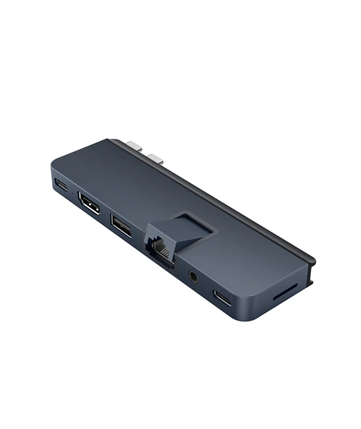 HyperDrive Dual USB-C 7-in-2 Hub с USB-C адаптером - Midnight Blue HyperDrive Dual USB-C 7-in-2 Hub с USB-C адаптером - Midnight Blue