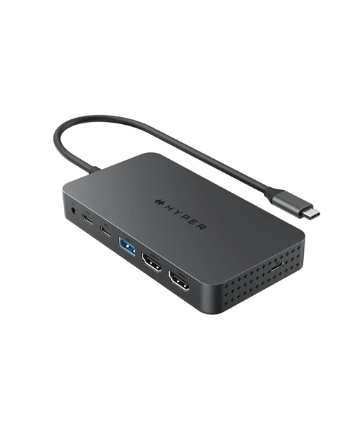 HyperDrive 7-в-1 USB-C Dual HDMI мобильная док-станция (M1/M2 MBAir/Pro) - Серый HyperDrive 7-в-1 USB-C Dual HDMI мобильная док-станция (M1/M2 MBAir/Pro) - Серый