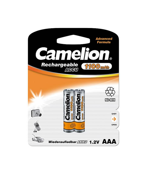 Camelion AAA HR03 1100mAh Аккумуляторы Ni-MH 2шт Camelion AAA HR03 1100mAh Аккумуляторы Ni-MH 2шт