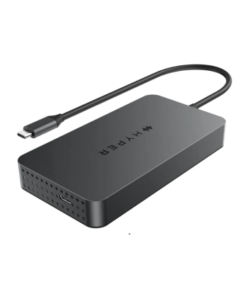 HyperDrive 7-in-1 USB-C Dual HDMI Mobile Dock (M1/M2 MBAir/Pro) - Grey