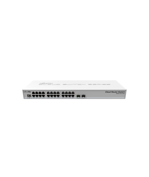 MikroTik Cloud Router Switch CRS326-24G-2S+RM Managed L3, Rackmountable, 1 Gbps (RJ-45) ports quantity 24, SFP+ ports quantity