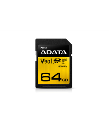 ADATA Premier ONE UHS-II U3 64 GB, SDXC, Flash memory class 10