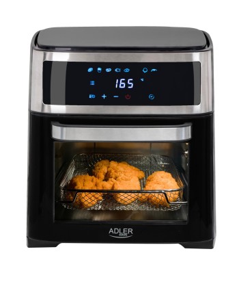 Kuumaõhufritüür Adler, AD 6309, Oven, Power 1700 W, Capacity 13 L, Stainless steel/Black