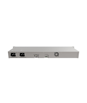Mikrotik Wired Ethernet Router RB1100AHx4 Dude Edition, 1U Rackmount, Quad core 1.4GHz CPU, 1 GB RAM, 128 MB, 60GB M.2 SSD
