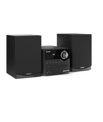 Sharp XL-B512(BK) Hi-Fi Micro System, CD/FM/USB/Bluetooth v5.0, 45W, Black Sharp   Hi-Fi Micro System   XL-B512(BK)   USB port