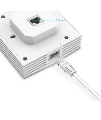 Pääsupunkt (AP) TP-LINK AX3000 Wall Plate WiFi 6, EAP650-Wall, 802.11ax, 2.4 GHz/5 GHz, 10/100/1000 Mbit/s, Ethernet LAN
