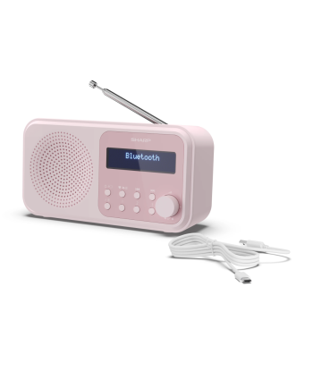 Sharp   Tokyo Digital Radio   DR-P420(PK)   Bluetooth   Pink   Portable   Wireless connection
