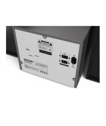 Sharp XL-B512(BK) Hi-Fi Micro System, CD/FM/USB/Bluetooth v5.0, 45W, Black Sharp Hi-Fi Micro System XL-B512(BK) USB port
