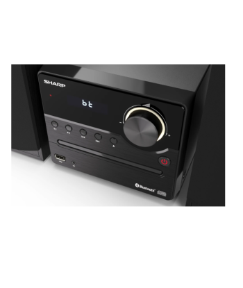 Sharp XL-B512(BK) Hi-Fi Micro System, CD/FM/USB/Bluetooth v5.0, 45W, Black Sharp Hi-Fi Micro System XL-B512(BK) USB port