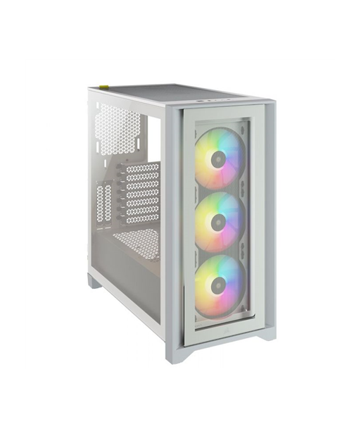 Corsair iCUE 4000X RGB White Mid-Tower ATX Case Corsair iCUE 4000X RGB White Mid-Tower ATX Case