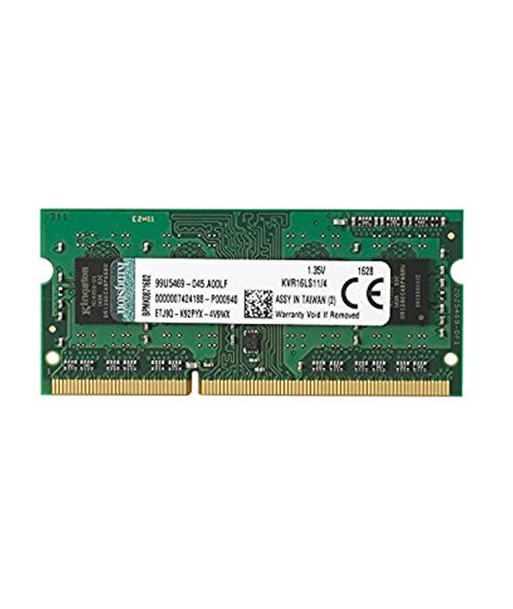 Kingston 4 GB, DDR3, 1600 MHz, Notebook, Registered No, ECC No