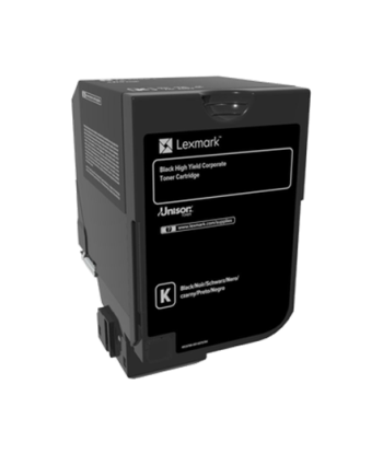 Lexmark 74C2HKE Black High Yield Toner Cartridge