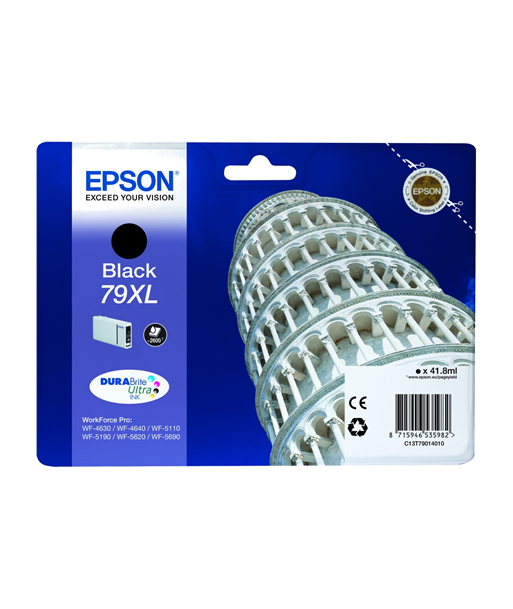 Epson 79XL C13T79014010 Inkjet cartridge, Black