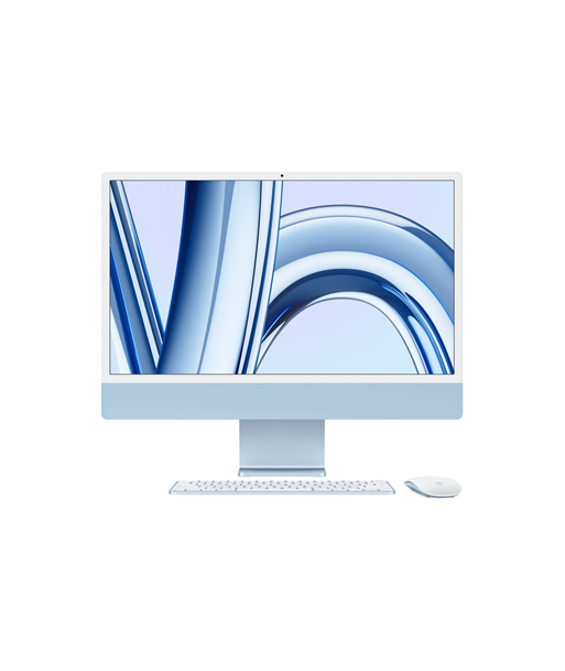 Apple iMac 24” 4.5K Retina, Apple M3 8C CPU, 10C GPU/8GB/256GB SSD/Blue/INT Apple Apple iMac 24” 4.5K Retina, Apple M3 8C CPU, 10C GPU/8GB/256GB SSD/Blue/INT Apple
