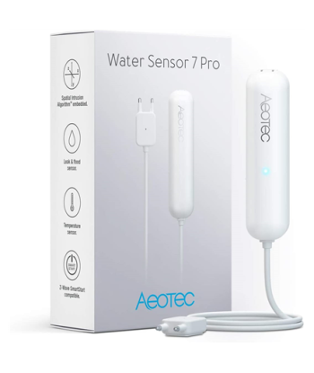 Датчик воды AEOTEC Z-Wave Plus V2 7 Pro Zigbee White
