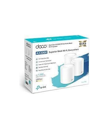 Wireless Router TP-LINK Wireless Router 3-pack 3000 Mbps Mesh IEEE 802.11a IEEE 802.11n IEEE 802.11ac IEEE 802.11ax