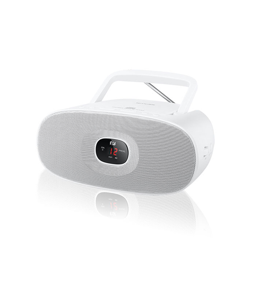 Muse MD-202RDW White, Portable radio CD player,