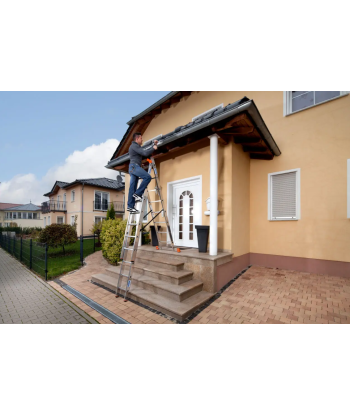 KRAUSE DRABINA WIELOFUNKCYJNA TRIBILO 3x12 SZCZEBLI Z ADAPTACJA NA SCHODY + STABILIZATOR TRIGON Tribilo
