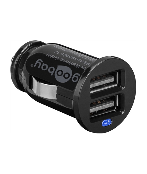 Twin USB Car Charger (2x USB) OEM Goodbay Dual USB car charger 2,1A 5 V