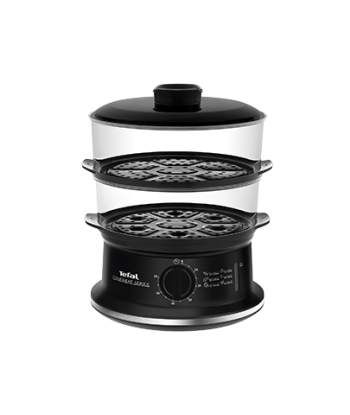 TEFAL VC140135 Food Steamer Black, 900 W, Number of baskets 2