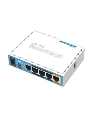 MikroTik RB952Ui-5ac2nD hAP ac lite 802.11ac, 2.4/5.0, 10/100 Mbit/s, Ethernet LAN (RJ-45) ports 5, MU-MiMO Yes, PoE in/out