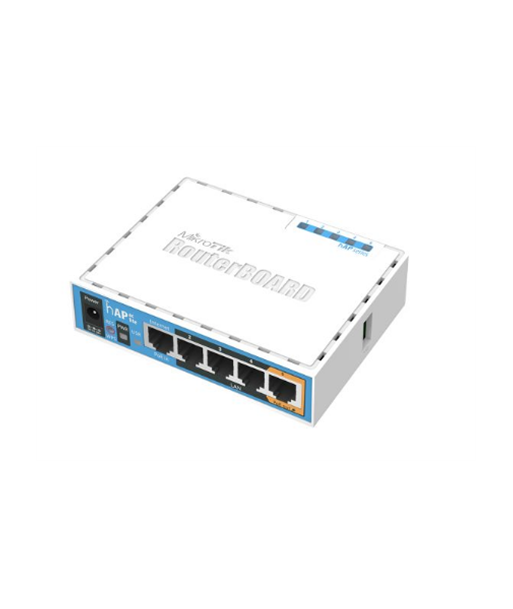 MikroTik RB952Ui-5ac2nD hAP ac lite 802.11ac, 2.4/5.0, 10/100 Mbit/s, Ethernet LAN (RJ-45) ports 5, MU-MiMO Yes, PoE in/out