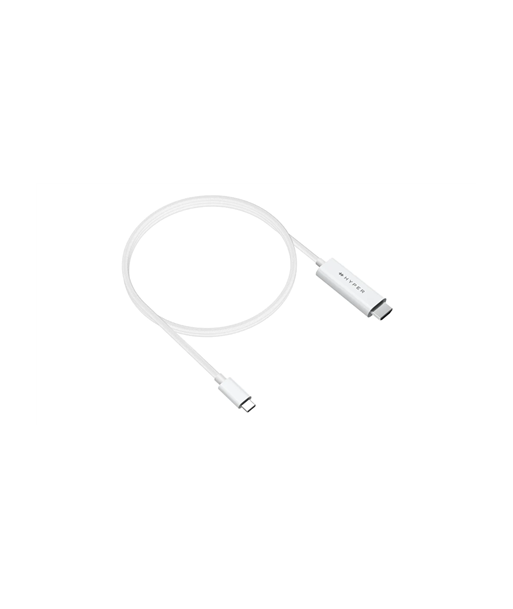 Hyper 4K USB-C to HDMI Cable - White