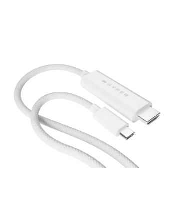 Hyper 4K USB-C to HDMI Cable - White