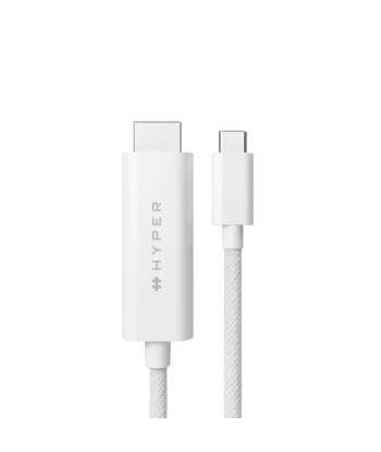 Hyper 4K USB-C to HDMI Cable - White