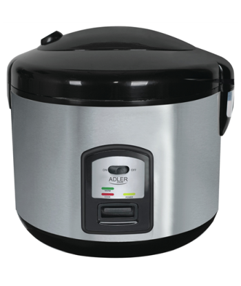 Adler AD 6406 Riisipliit - 1.5L, Must/Roostevaba teras