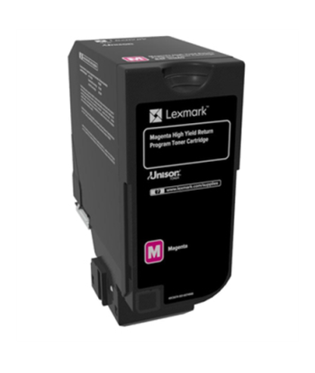 Lexmark 16K Magenta Return Program Toner Cartridge (CX725) Lexmark