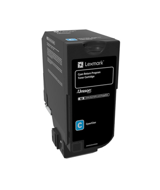 Lexmark Lexmark High Capacity Cyan Return Programme 84C2HC0 Toner Cartridge Lexmark