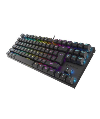 Mehaaniline klaviatuur Genesis, THOR 303 TKL, RGB LED light, US, Black, Wired, USB Type-A, 865 g, Replaceable"HOT SWAP"