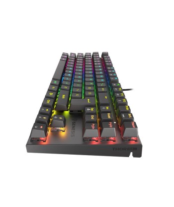 Mehaaniline klaviatuur Genesis, THOR 303 TKL, RGB LED light, US, Black, Wired, USB Type-A, 865 g, Replaceable"HOT SWAP"