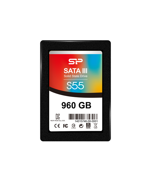 Silicon Power Slim S55 960 GB, SSD form factor 2.5", SSD interface Serial ATA III