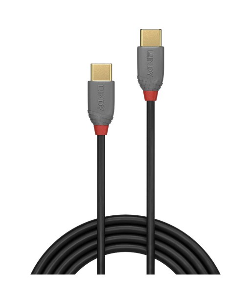 Lindy USB 2.0 Type-C kaabel, 1m, antratsiit Lindy USB 2.0 Type-C kaabel, 1m, antratsiit