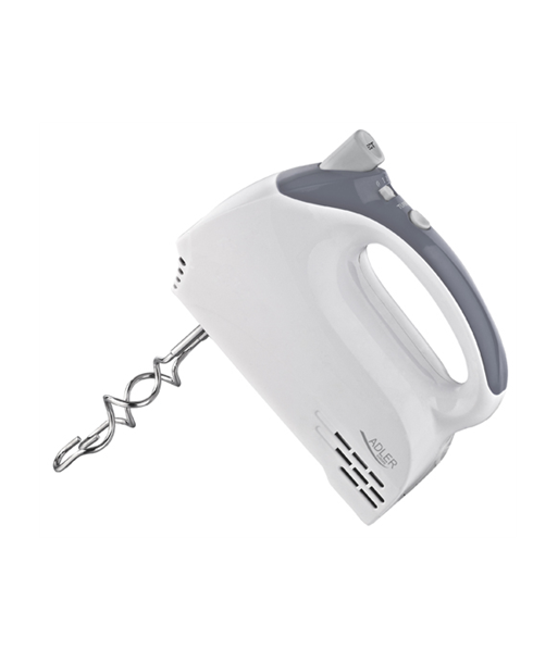 Adler Mixer AD 4201 g Hand Mixer, 300 W, Number of speeds 5, Turbo mode, White